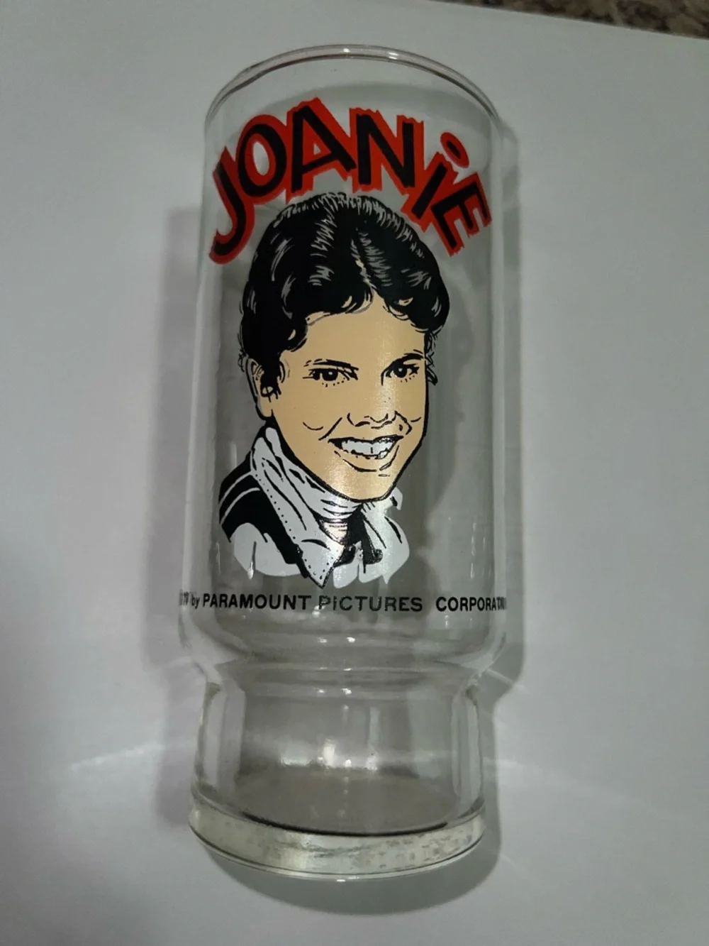 Joanie Vintage Paramount Pictures Collector Glass - Happy Days Collection